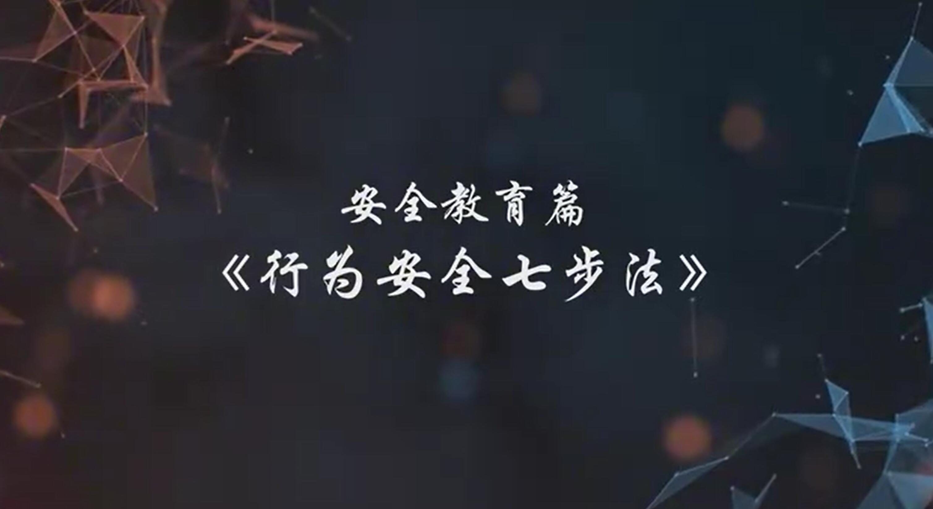 A247157.安全教育篇-行为安全七步法